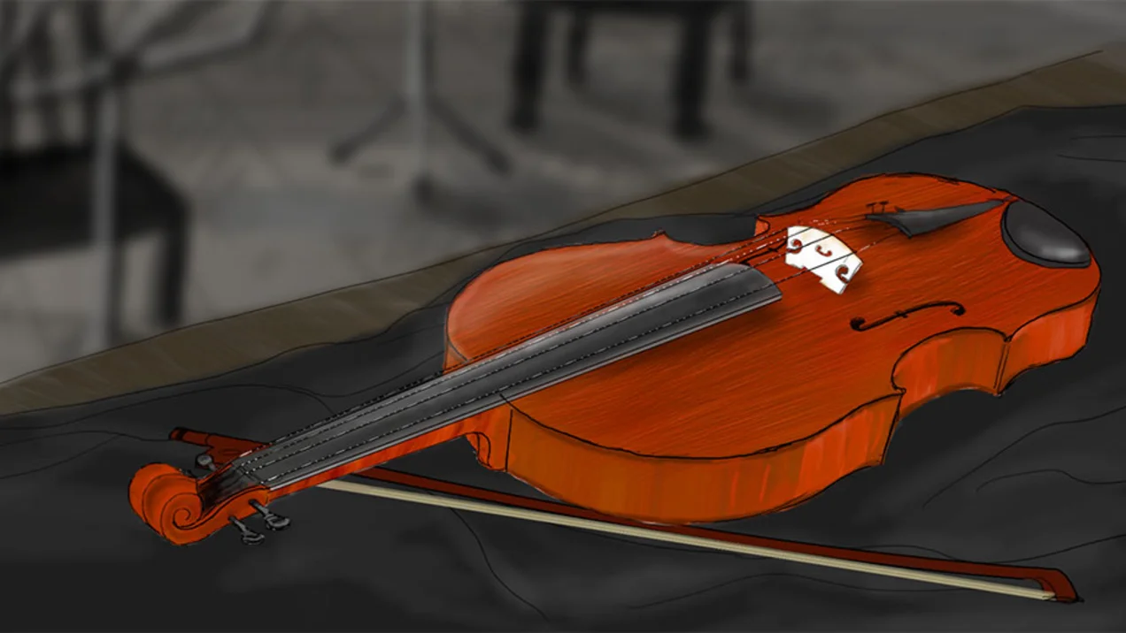 Computer graphics - Violin