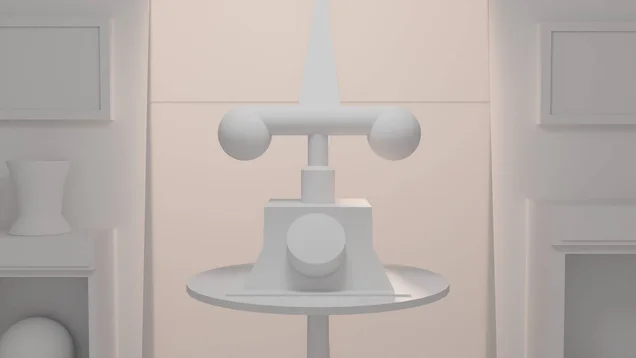 Conceptual rendering of a Victorian telephone