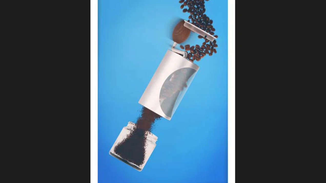 Advanced photography course - coffee grinder
