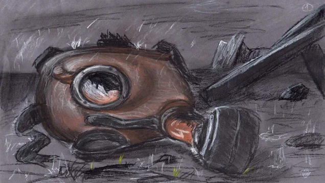 Computer graphics - Gas mask