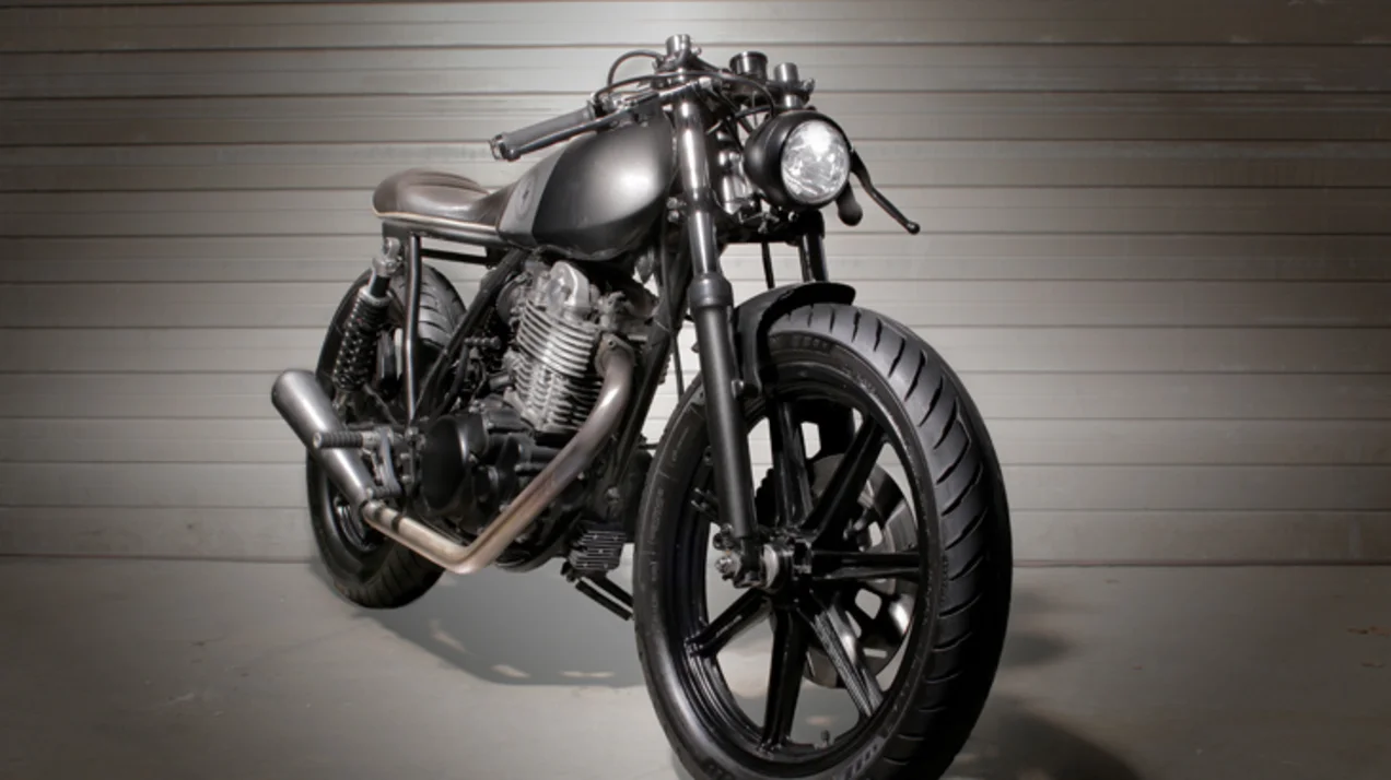 Photography of a Yamaha SR500
