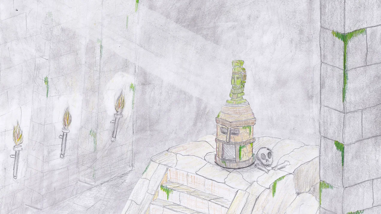 Computer graphics - Maya statue